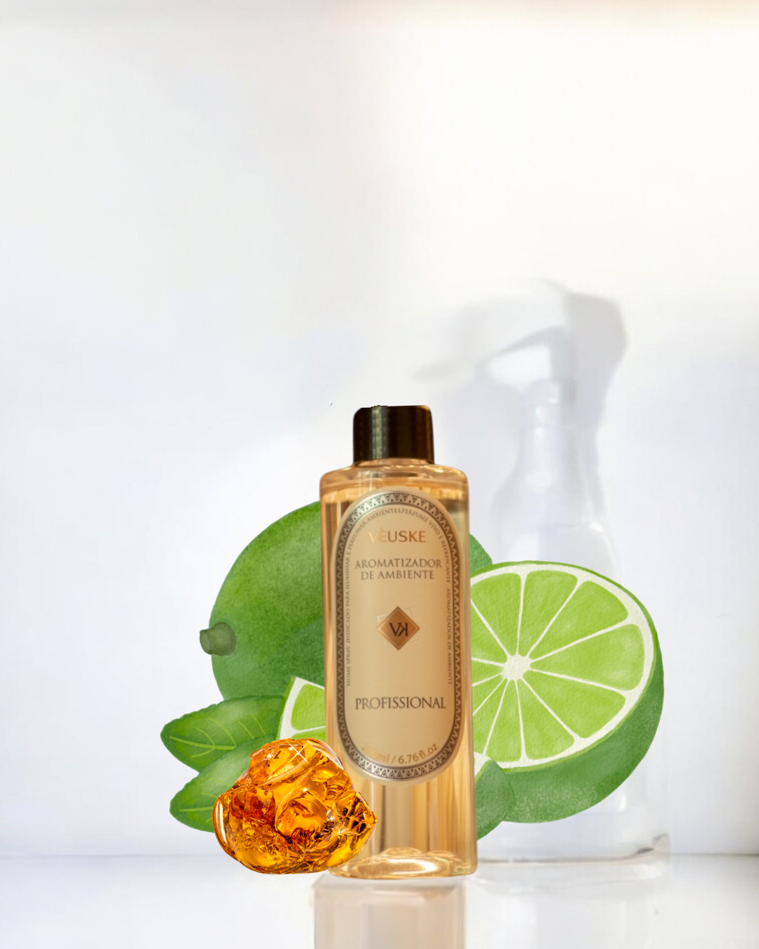 Âmbar & Limão refil aromatizador profissional