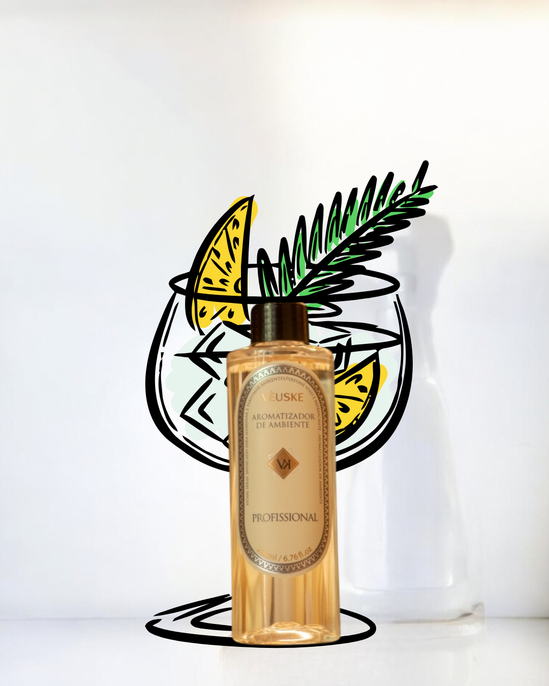 Gin Tônica Refil aromatizador profissional