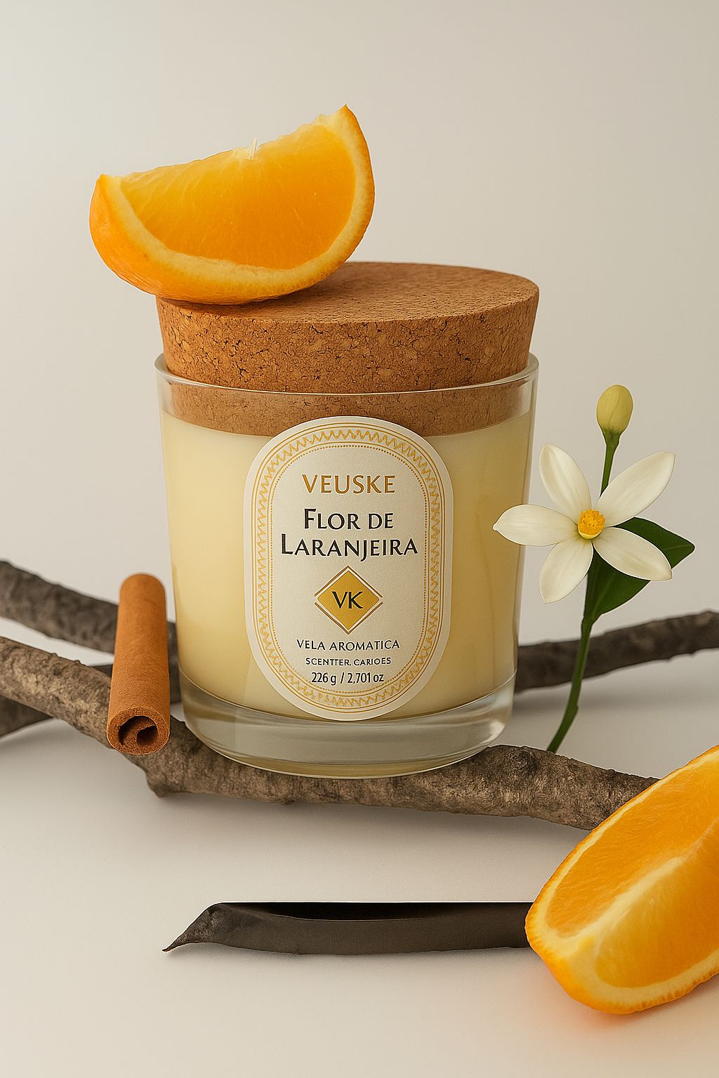 Vela Aromática Flor de Laranjeira - Exclusive - 220gr