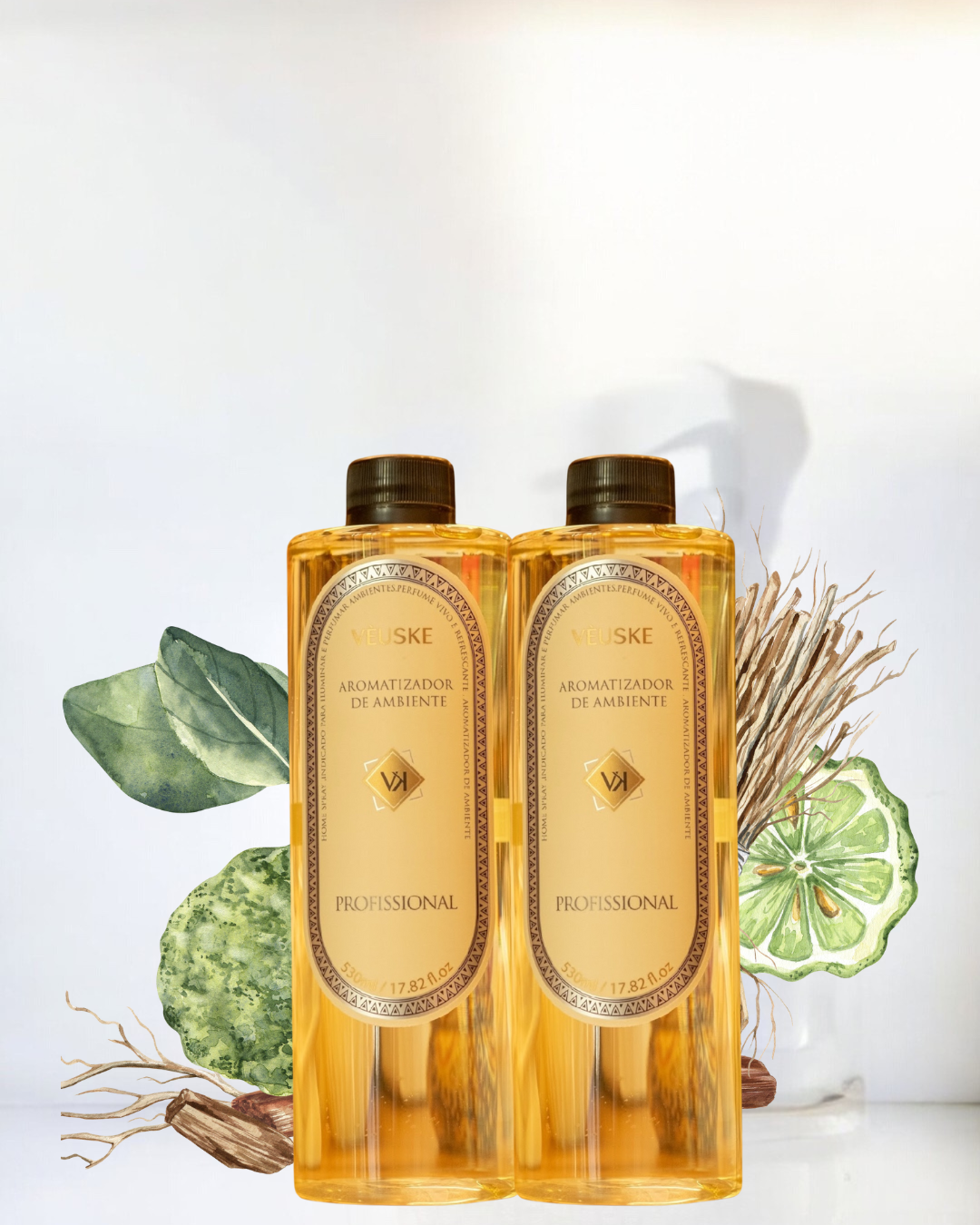 Couro & Tabaco refil aromatizador profissional