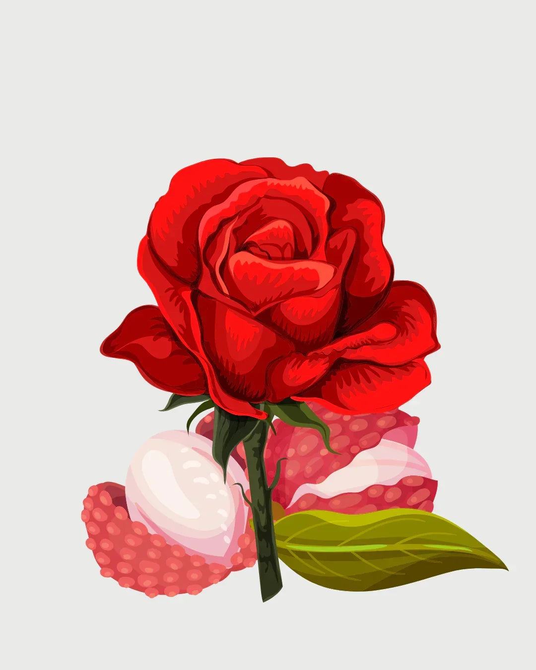 Rosa & Lichia refil aromatizador profissional