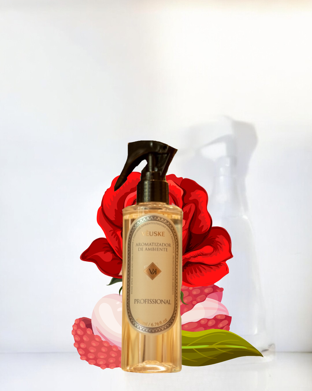 Rosa & Lichia aromatizador Spray profissional