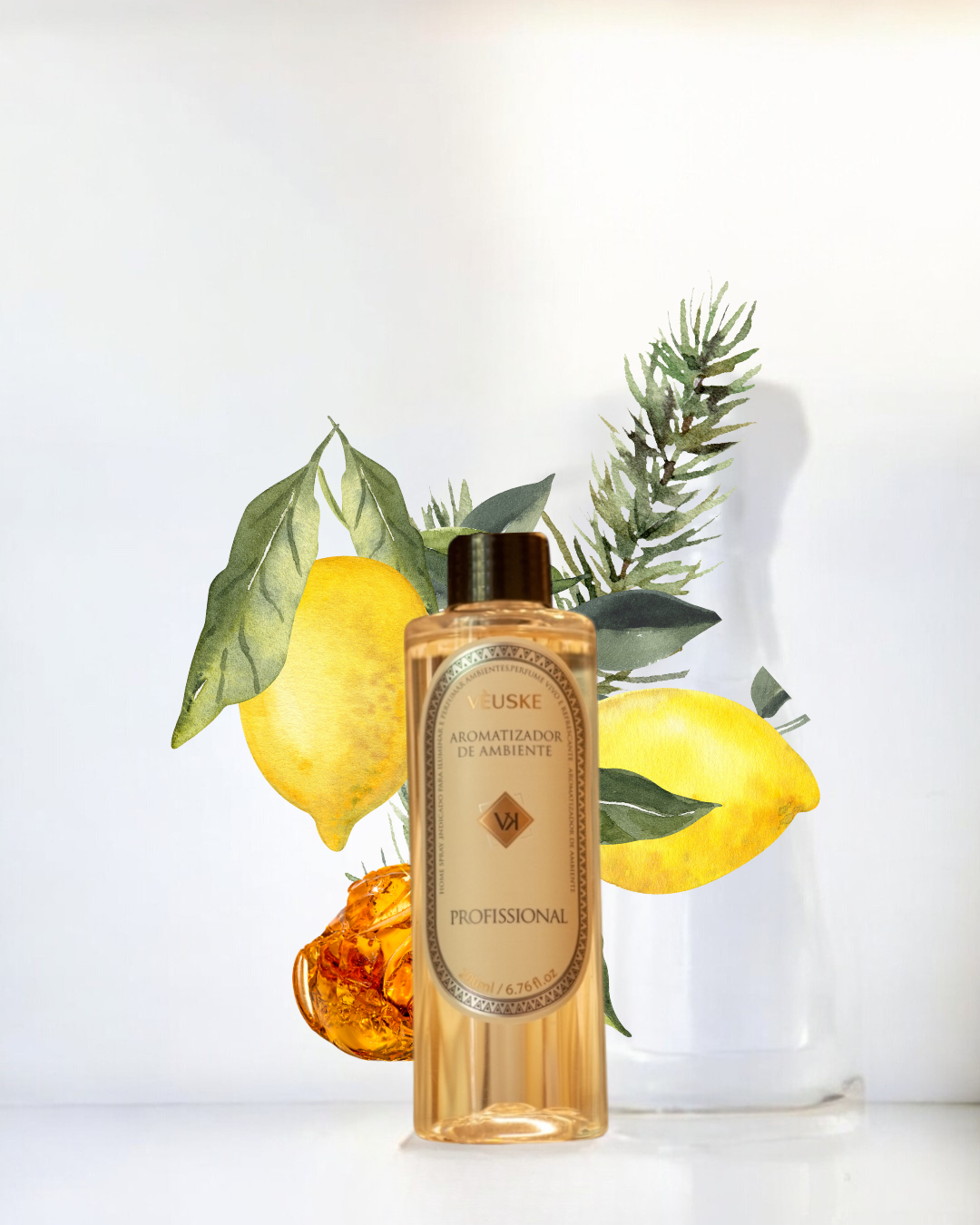 Âmbar Negro Refil aromatizador profissional