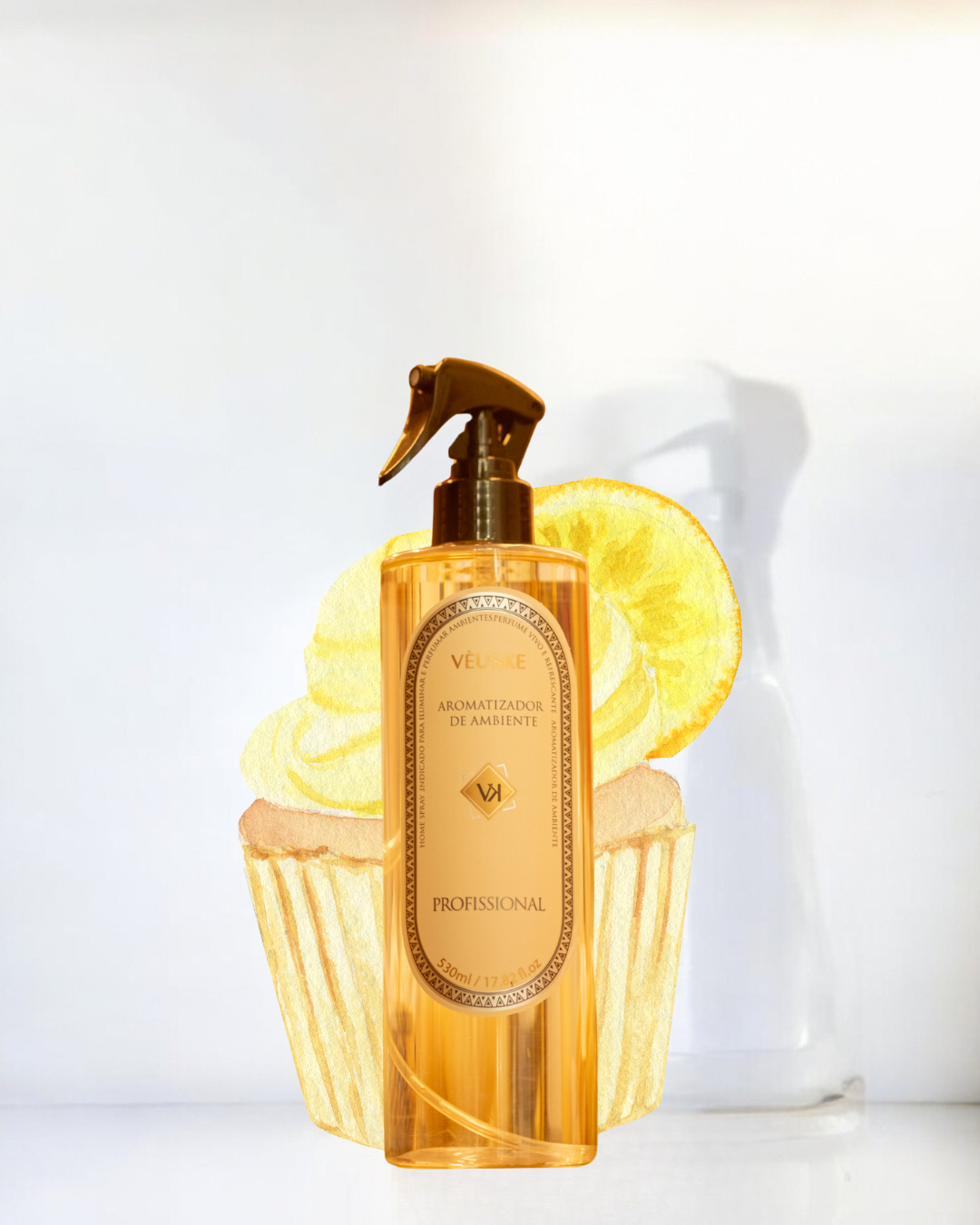 Cupcake de Limão aromatizador Spray profissional