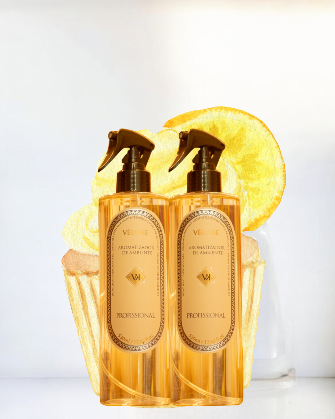 Cupcake de Limão aromatizador Spray profissional
