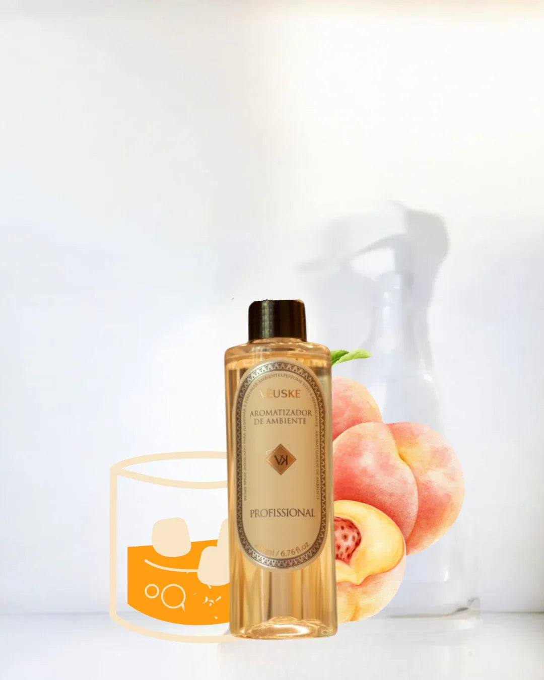 Pêssego Amargo refil aromatizador profissional