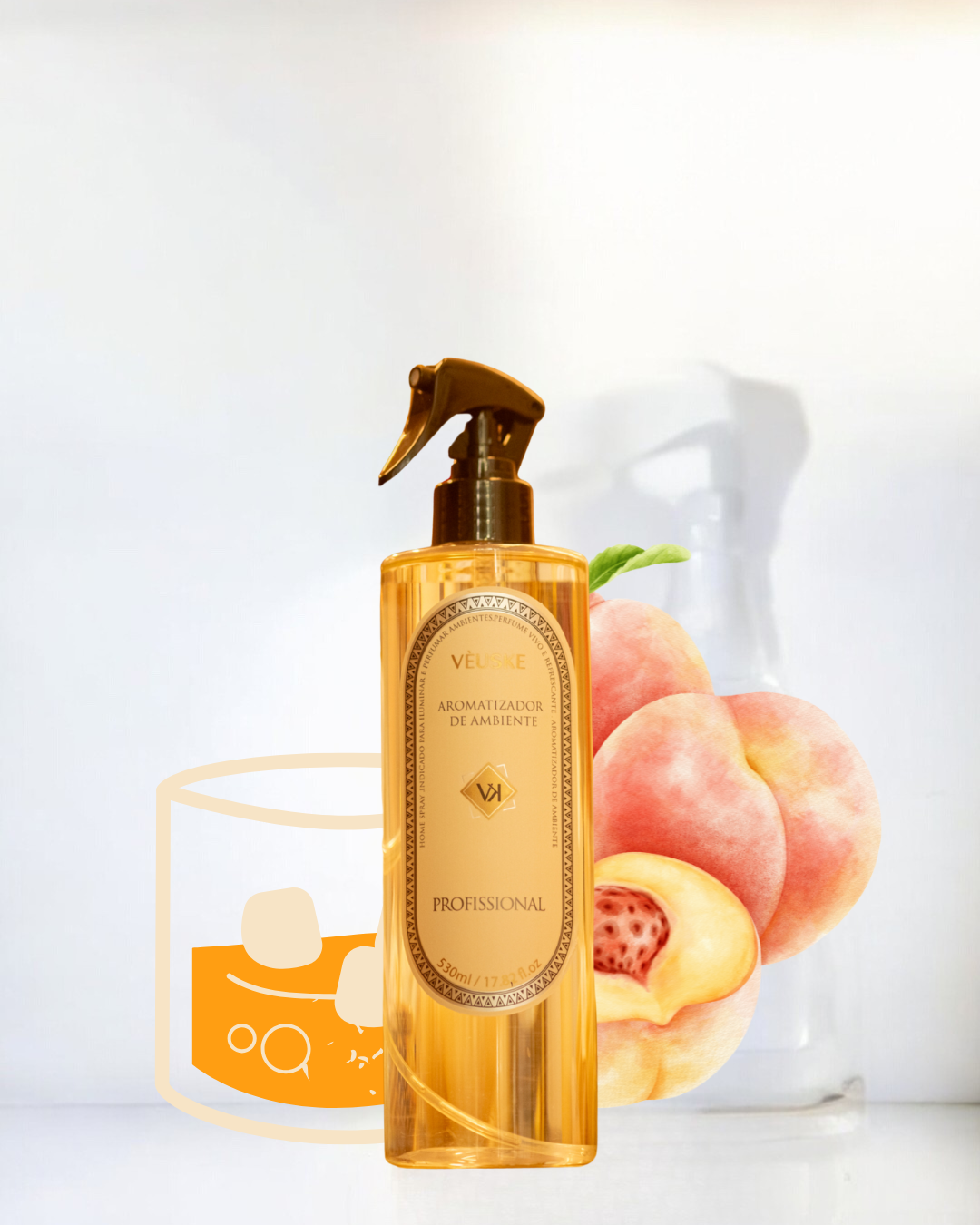 Pêssego Amargo aromatizador Spray profissional