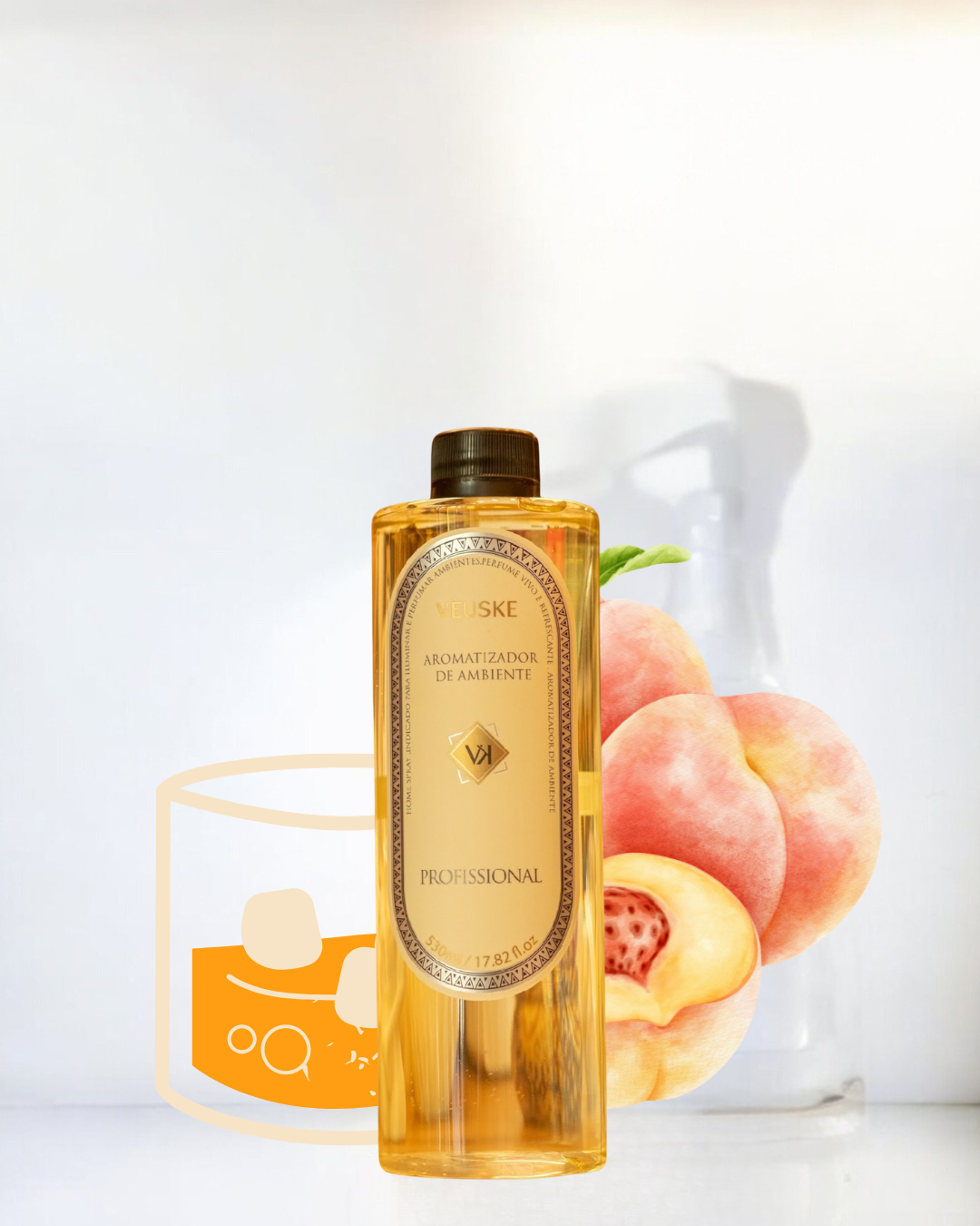 Pêssego Amargo refil aromatizador profissional