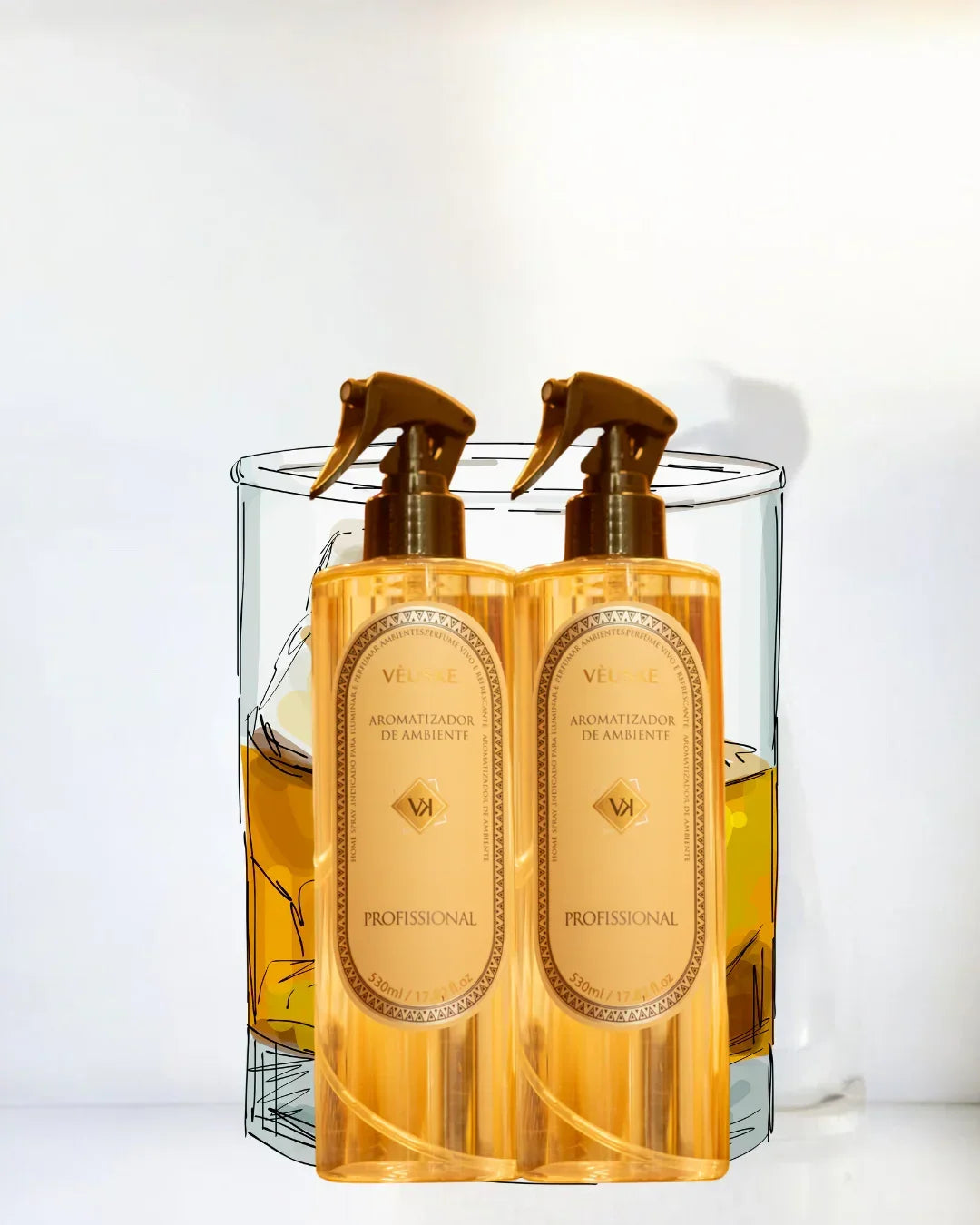 Whisky aromatizador Spray profissional
