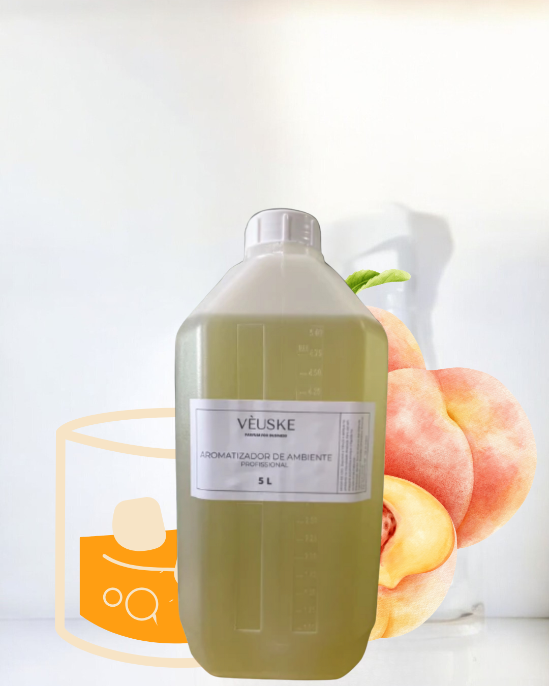 Pêssego Amargo refil aromatizador profissional