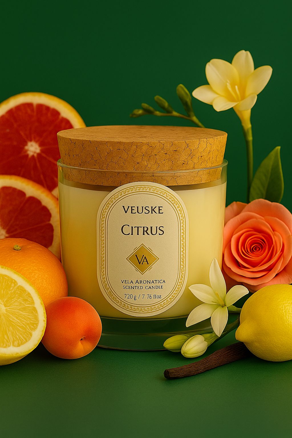 Vela Aromática Citrus - Exclusive - 220gr
