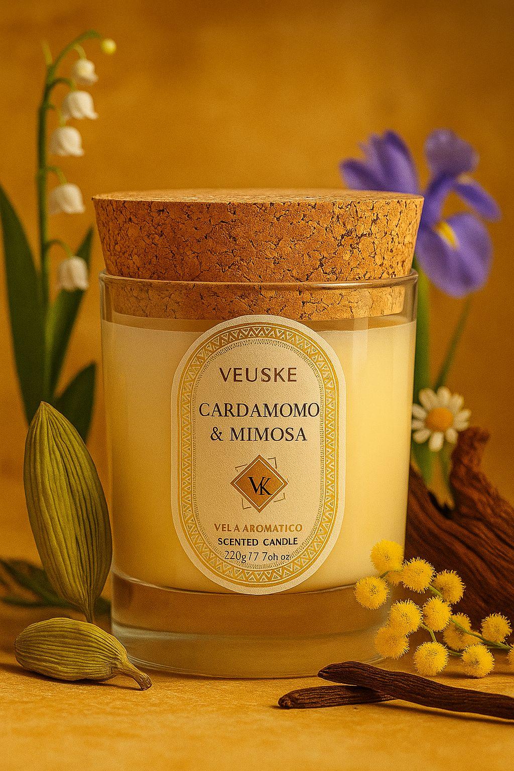 Vela Aromática Cardamomo & Mimosa - Exclusive - 220gr