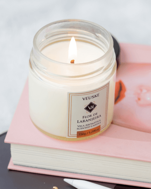 Vela Aromática Flor de Laranjeira