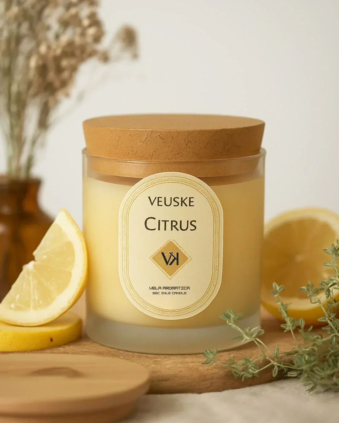 Vela Aromática Citrus - Exclusive -  220gr