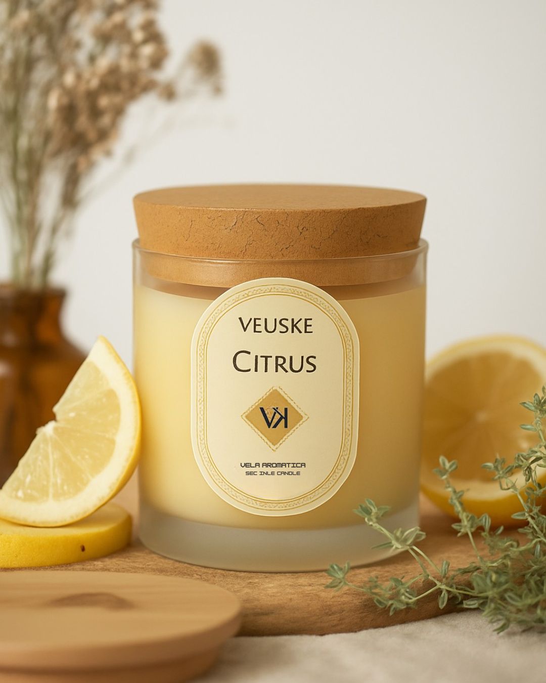 Vela Aromática Citrus - Exclusive -  220gr