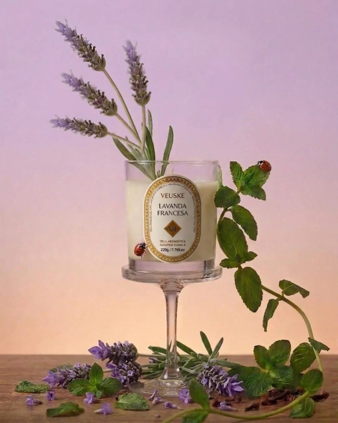 Vela Aromática Lavanda Francesa  - Exclusive -  220gr