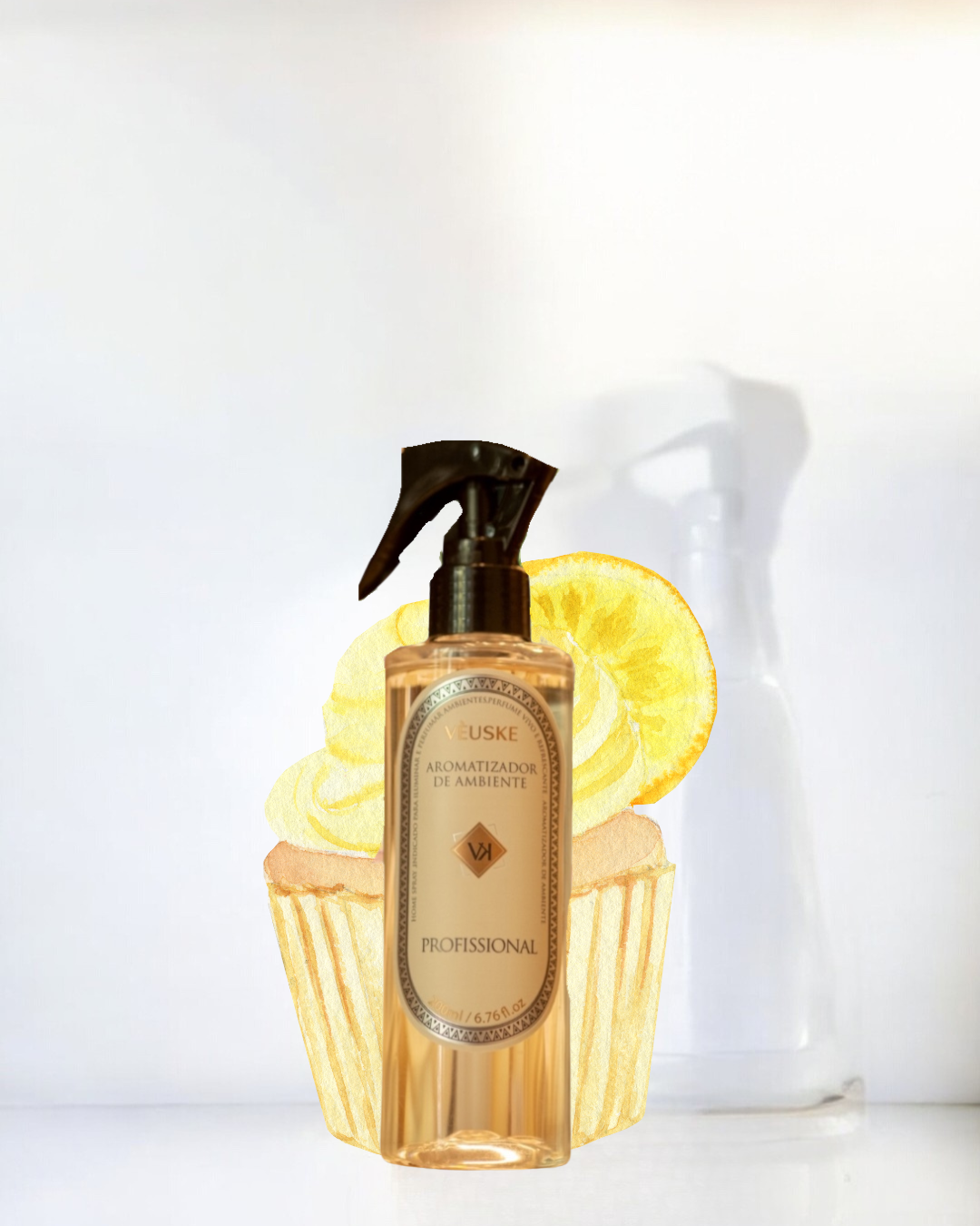 Cupcake de Limão aromatizador Spray profissional