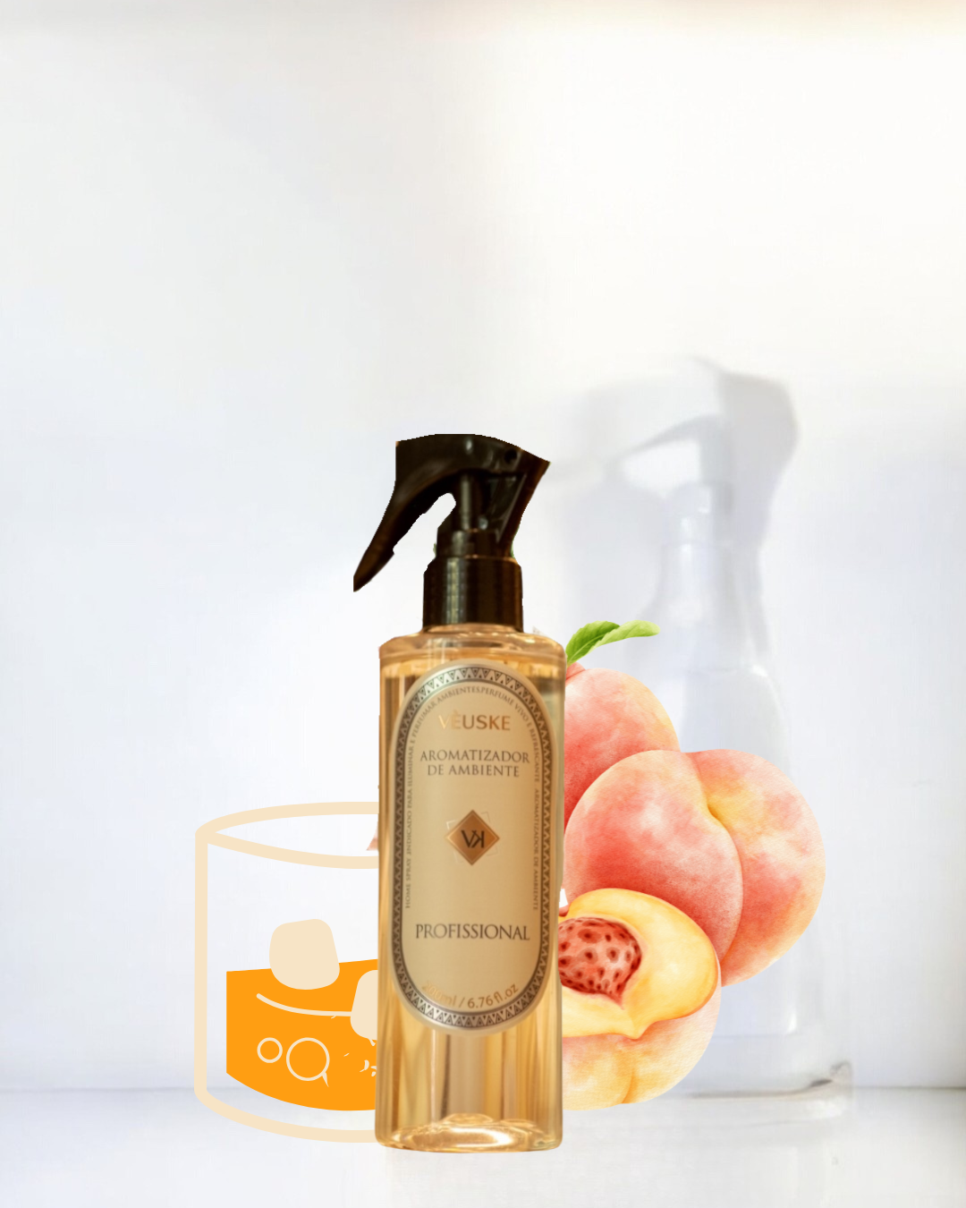 Pêssego Amargo aromatizador Spray profissional