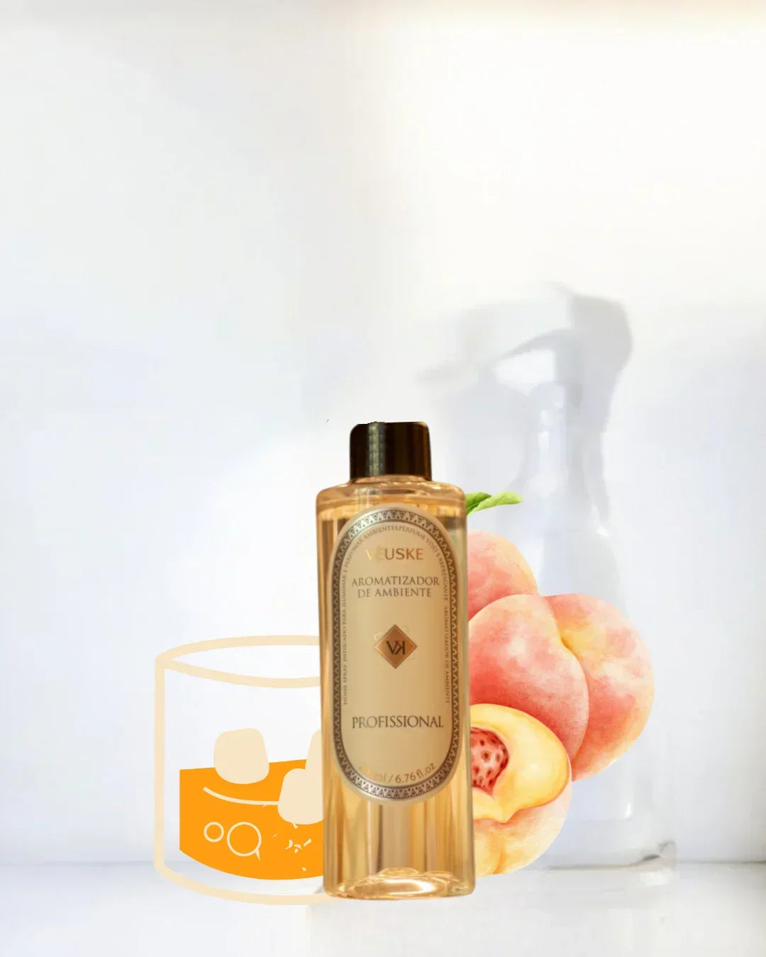 Pêssego Amargo refil aromatizador profissional