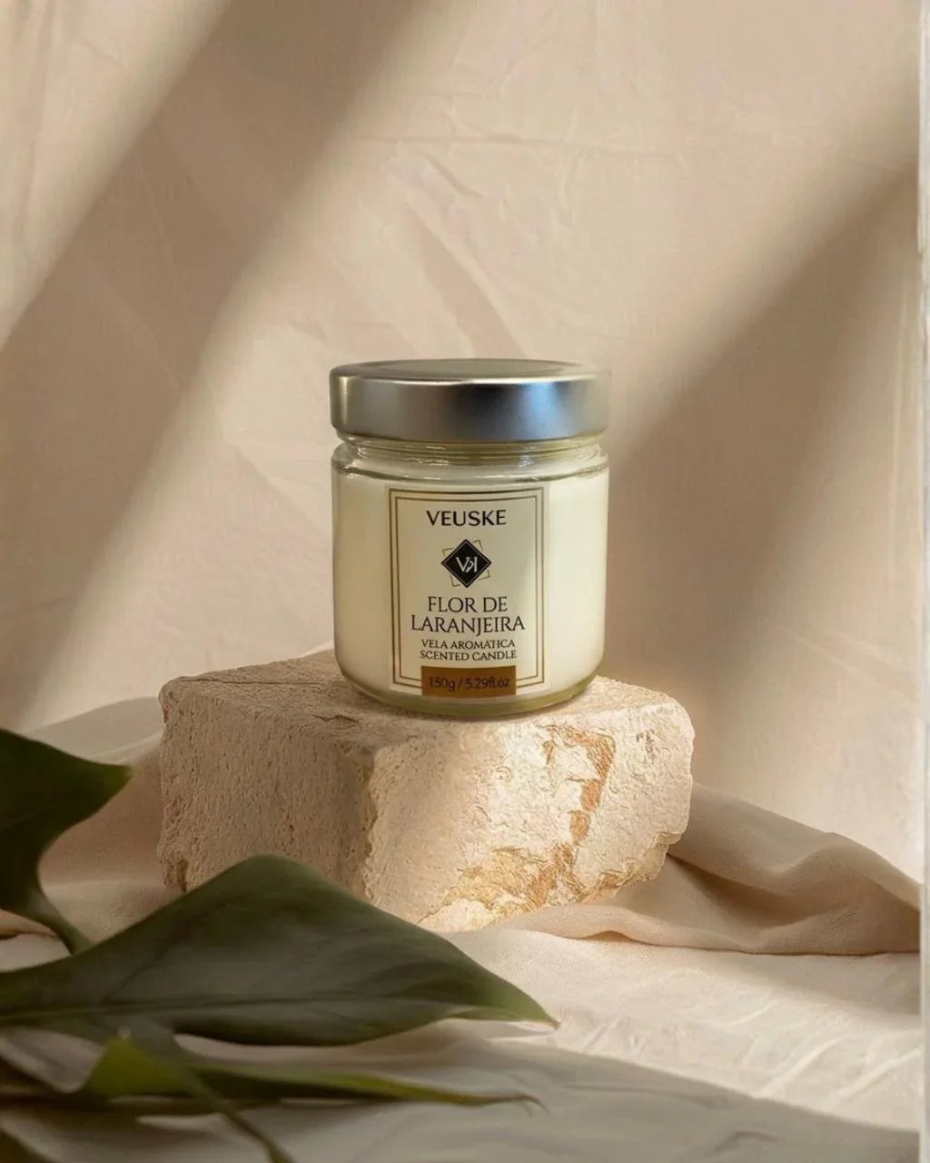 Vela Aromática Flor de Laranjeira - Minimalista - 150gr