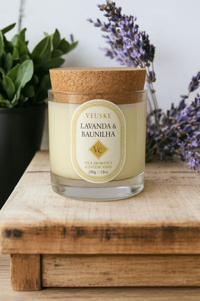 Vela Aromática Lavanda & Baunilha - Exclusive - 220gr