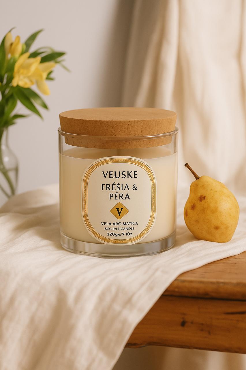 Vela Aromática Frésia & Pêra - Exclusive - 220gr