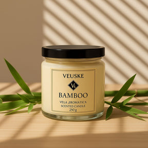 Vela Aromática Bamboo - Minimalista - 150gr