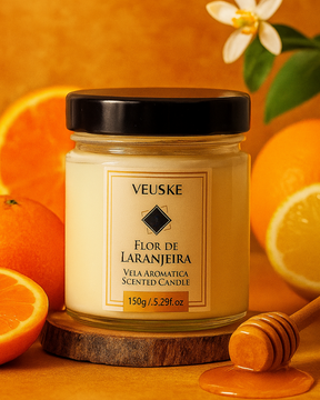 Vela Aromática Flor de Laranjeira - 150gr