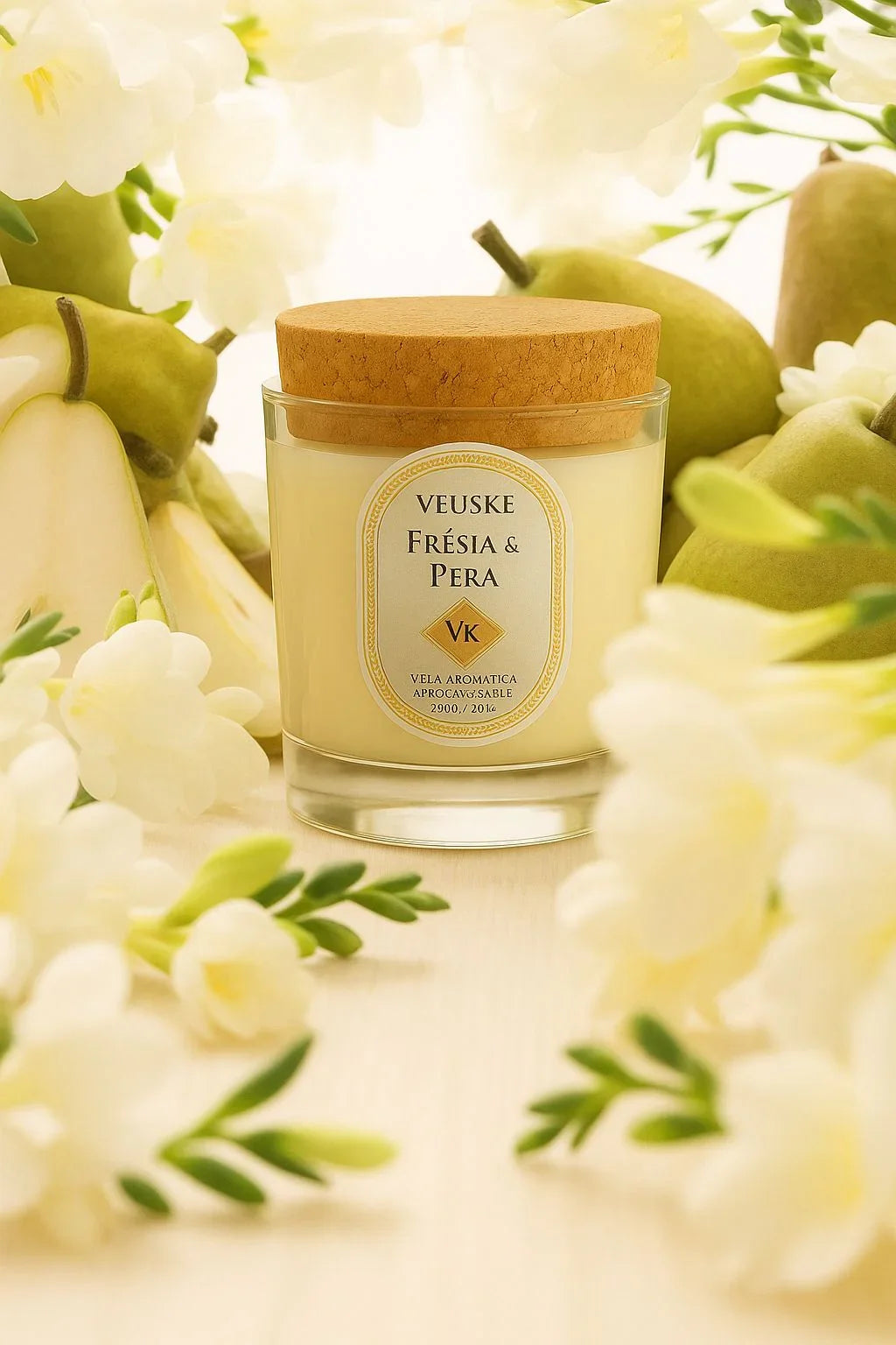 Vela Aromática Frésia & Pêra - Exclusive - 220gr