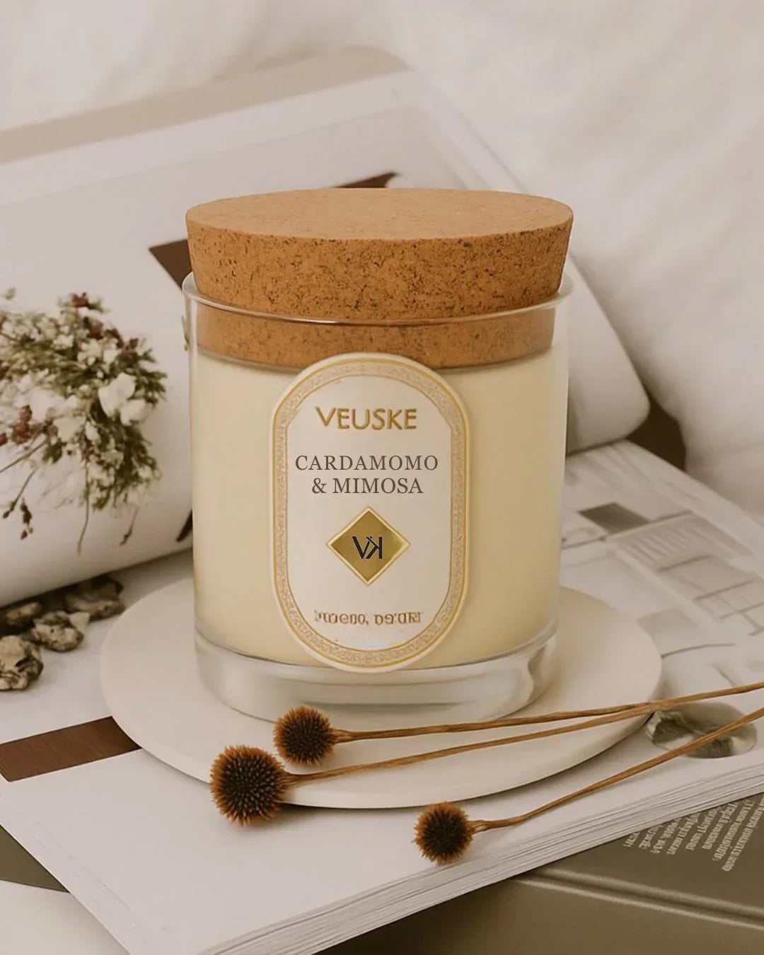 Vela Aromática Cardamomo & Mimosa - Exclusive -  220gr