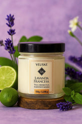 Vela Aromática Lavanda Francesa - Minimalista - 150gr