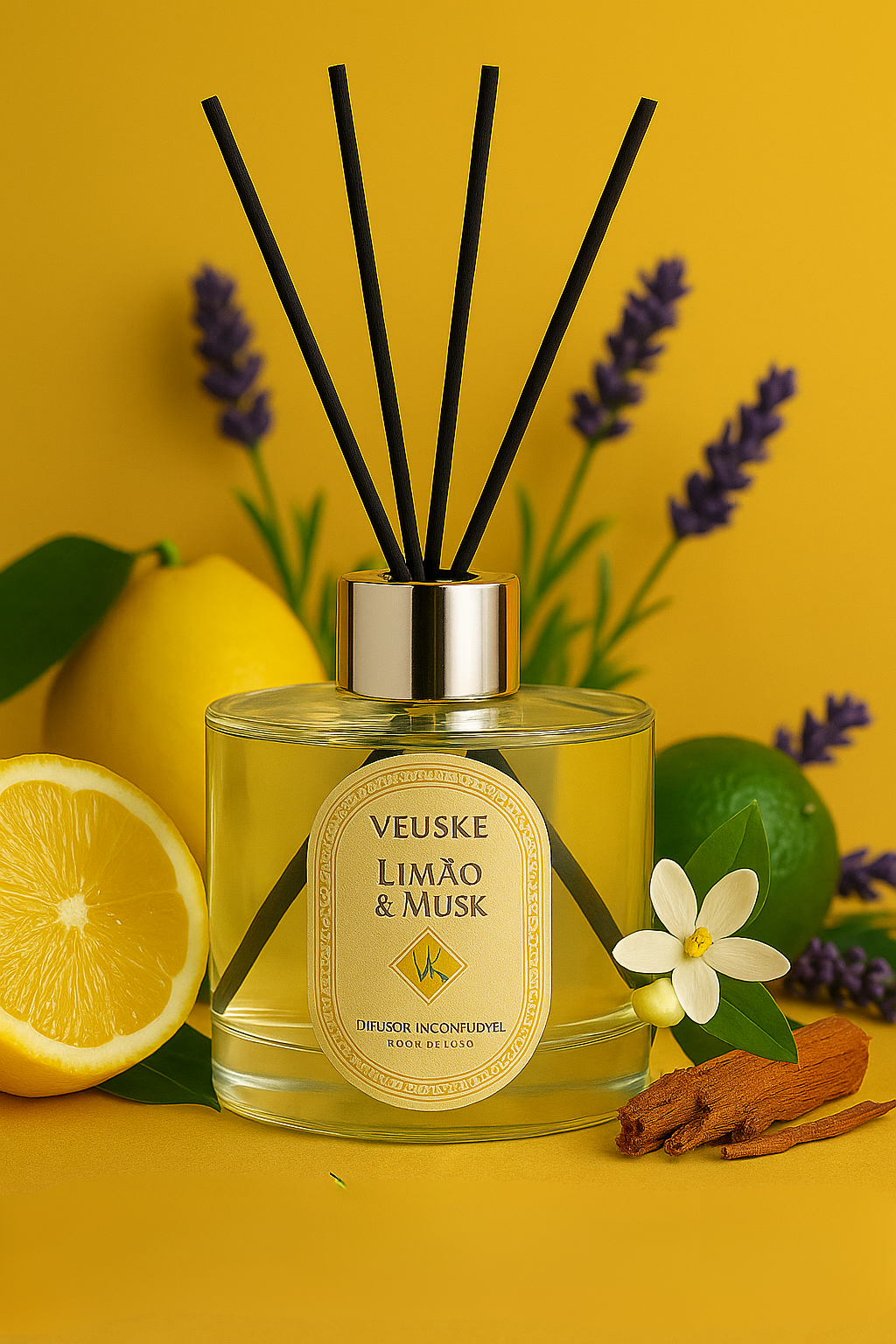 Difusor de Varetas Limão & Musk