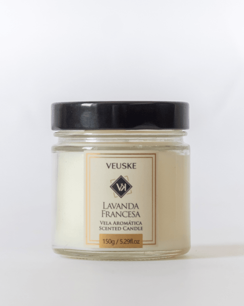 Vela Aromática - Minimalista - Lavanda Francesa - 150gr - Veuske