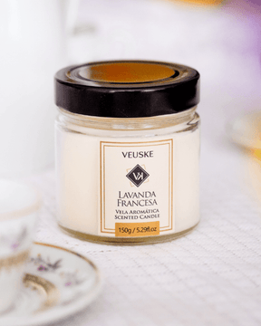 Vela Aromática - Minimalista - Lavanda Francesa - 150gr - Veuske