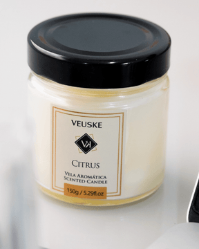 Vela Aromática - Minimalista - Citrus - 150gr - Veuske